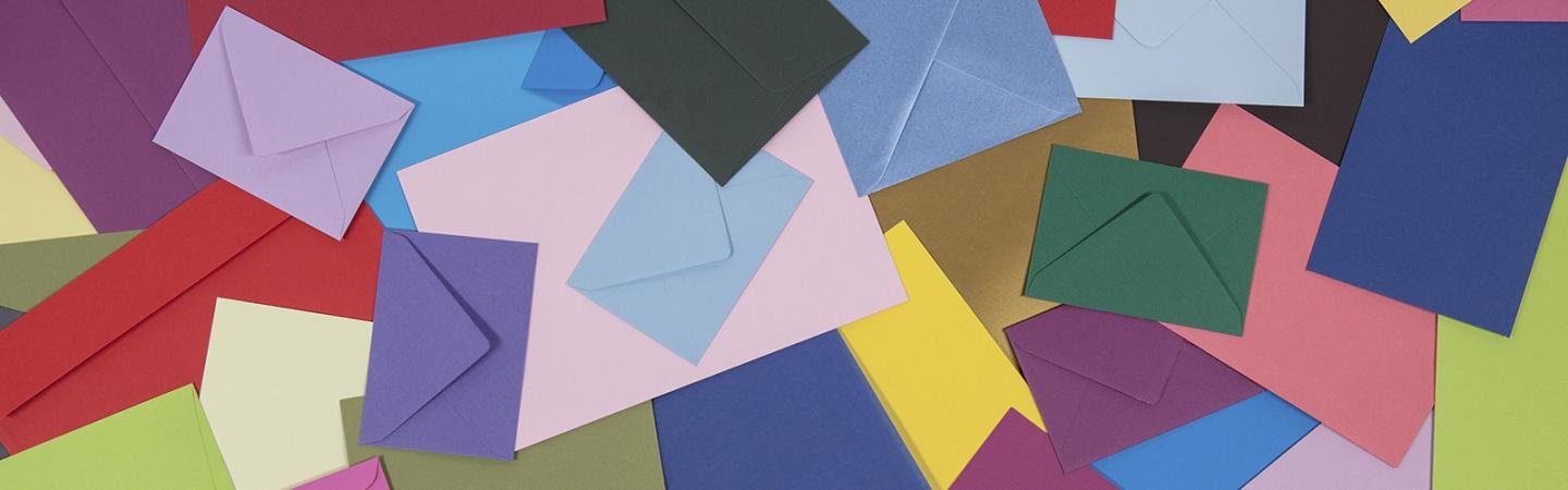 Buste da lettera standard colorate
