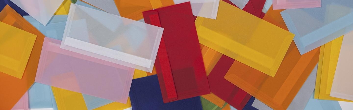 Buste per lettere con chiusura adesiva forma quadrata colore: trasparente 155 x 155 mm 25 pezzi 