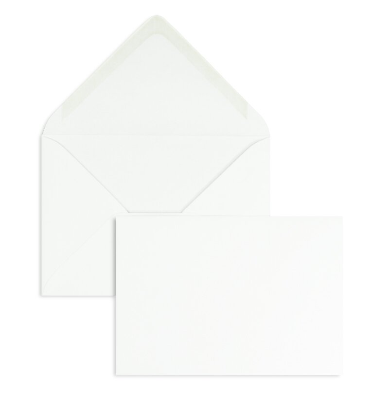 Buste da lettera - Bianco ~110 x 156 mm, 120 g/qm Offset