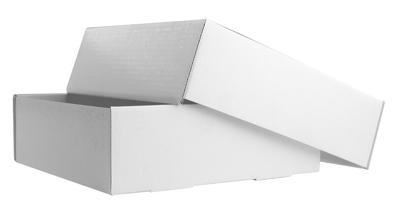 Scatole di cartone con coperchio e base semiautomatica per 50 singoli da 7  pollici
